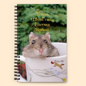 Spiral Hamster Notebook